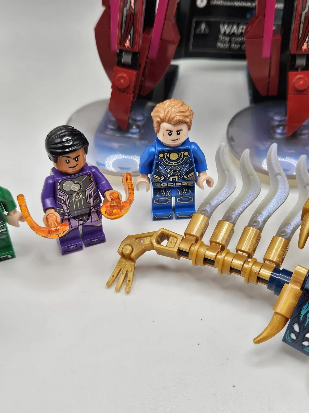 Lego 76155 Marvel The Eternals In Arishem’s Shadow 100% Complete Manual Figures